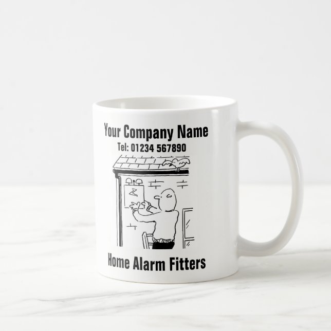 Home Security Installation & Alarm Fitting Coffee Mug (Right)
