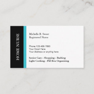 Home Senior Care Business Services Business Card