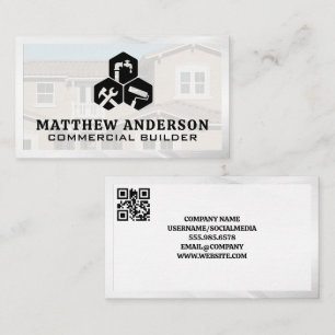 Home Service Icons   Residential Property Business Card