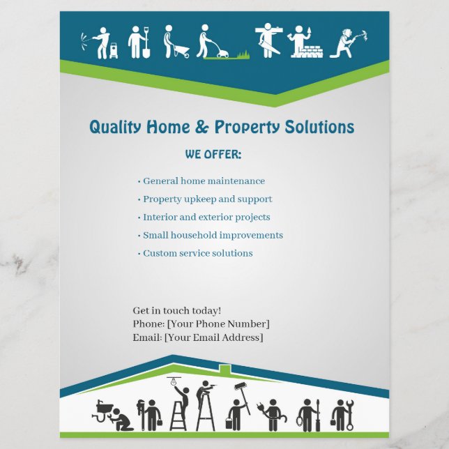 Home Services Flyer Template (Front)