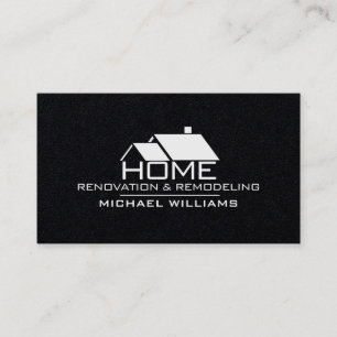 Home services house inspired  business card