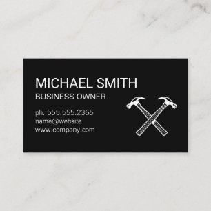 Home Services Repair   Hammers Business Card