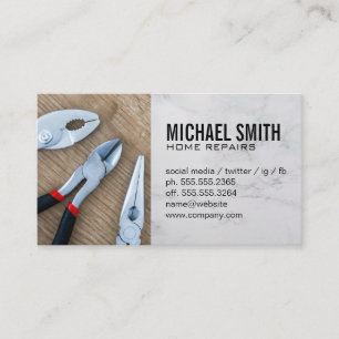 Home Services Repair Hardware Tools Business Card