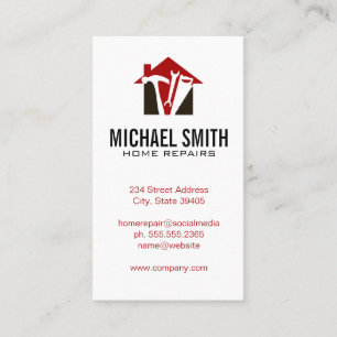 Home Services  Repair   Property Management Business Card