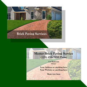Home Services Two Side Business Card Template