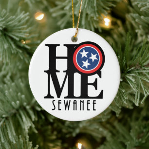 HOME Sewanee Ceramic Tree Decoration