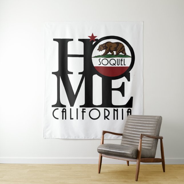 HOME Soquel California Tapestry (In Situ)