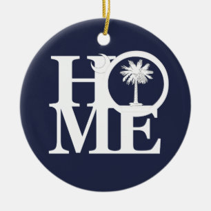 HOME South Carolina Ceramic Tree Decoration