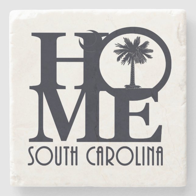 HOME South Carolina Stone Coaster (Front)