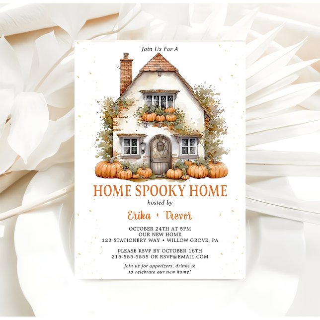 Home Spooky Home Halloween Party  Invitation (Creator Uploaded)