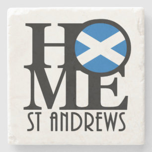 HOME St Andrews Scotland Stone Coaster