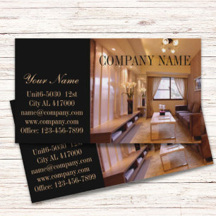 Home Stager Renovation interior designer realtor Business Card
