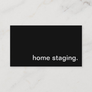 Home Staging Business Card