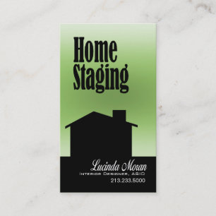 Home Staging Interior Designer Design Consultant Business Card