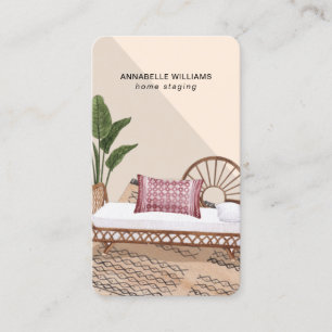 Home Staging Vintage  Business Card
