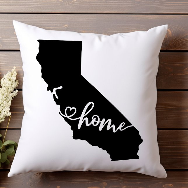 Home State Outline Heart California  Cushion (Creator Uploaded)