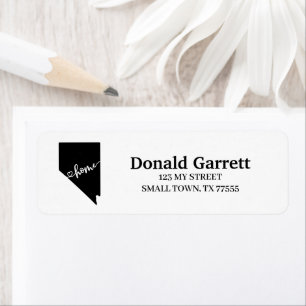 Home State Outline Heart Nevada Address