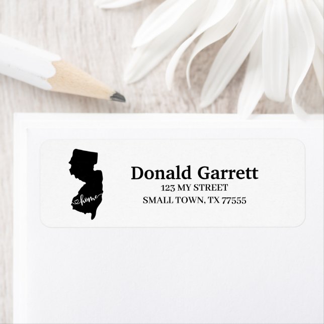 Home State Outline Heart New Jersey Address (Insitu)