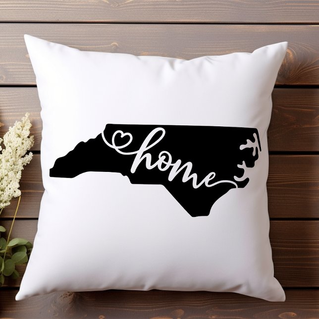Home State Outline Heart North Carolina Cushion (Creator Uploaded)