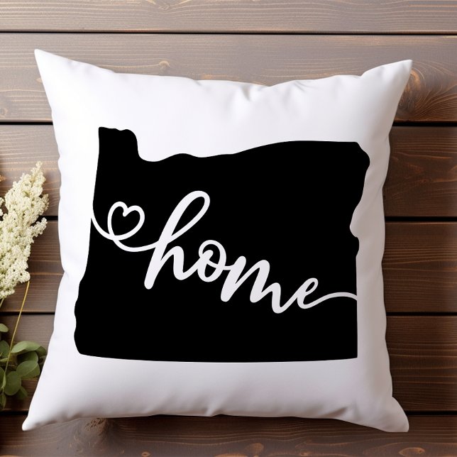 Home State Outline Heart Oregon Cushion (Creator Uploaded)