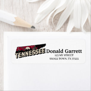 Home State Tennessee Retro Colour Address