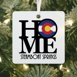 HOME Steamboat Springs Colorado  Metal Tree Decoration