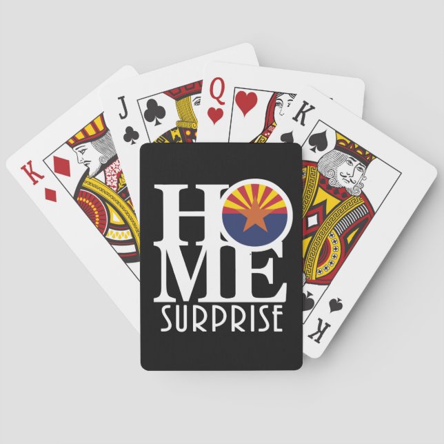HOME Surprise Arizona Playing Cards (Back)