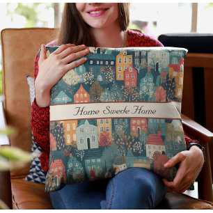 Home Swede Home customisable Cushion