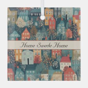 Home Swede Home customisable Glass Tree Decoration