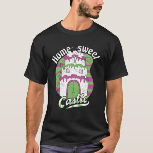 Home sweet castle ancient building coloured Pullov T-Shirt