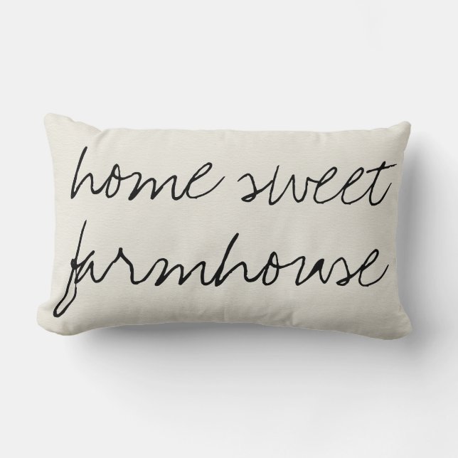 Home Sweet Farmhouse | Lumbar Pillow (Front)
