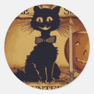 Home Sweet Haunted Home Classic Round Sticker