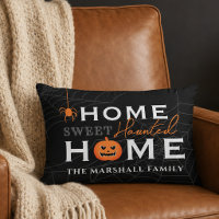 Home Sweet Haunted Home Personalised Halloween