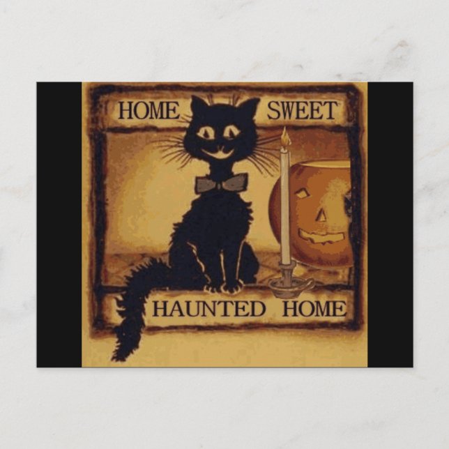 Home Sweet Haunted Home Postcard (Front)