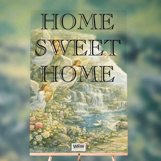 Home Sweet Home Acryllic Sign (Neutral)