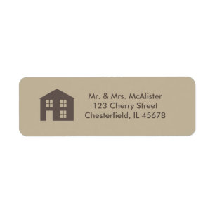 Home Sweet home address label