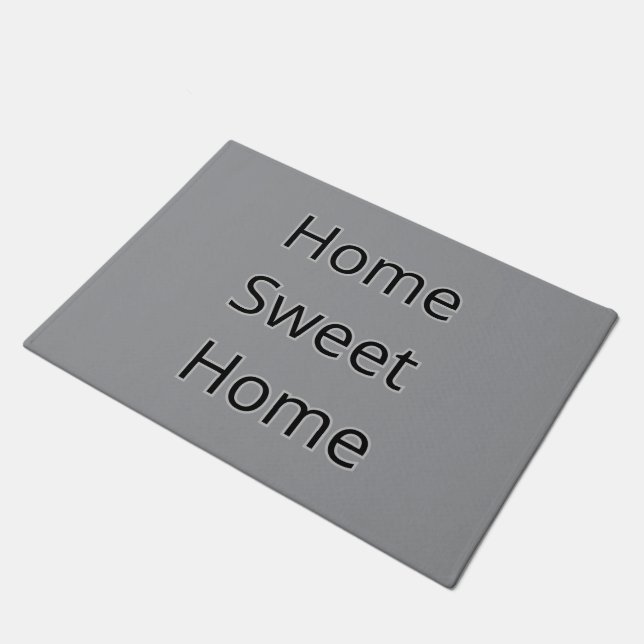 Home sweet home AI art  Doormat (Angled)