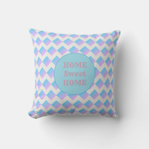 Home Sweet Home and Diamond Pattern Cushion