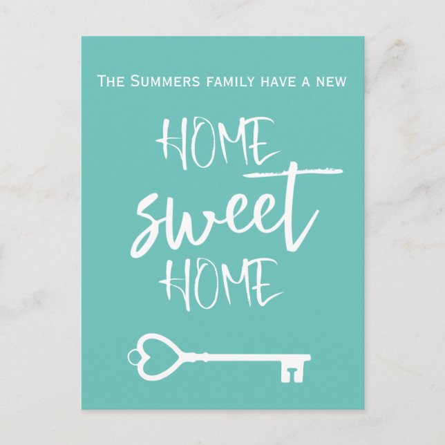 Home Sweet Home Announcement Script Key (Front)
