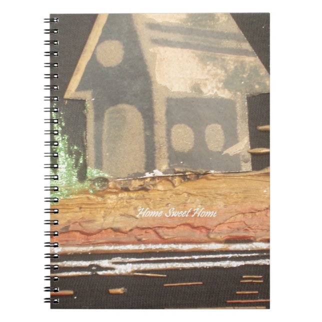 Home Sweet Home Art Print Notebook (Front)