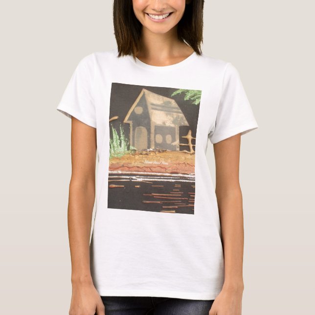 Home Sweet Home Art Print T-Shirt (Front)