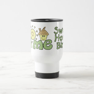 Home Sweet Home Birth! -House and Sunshine Travel Mug