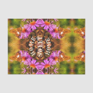 Home Sweet Home Butterfly Vintage Decoupage Tissue Paper