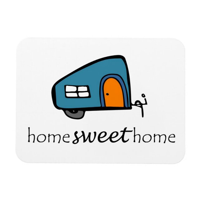 Home Sweet Home Camper Magnet (Horizontal)