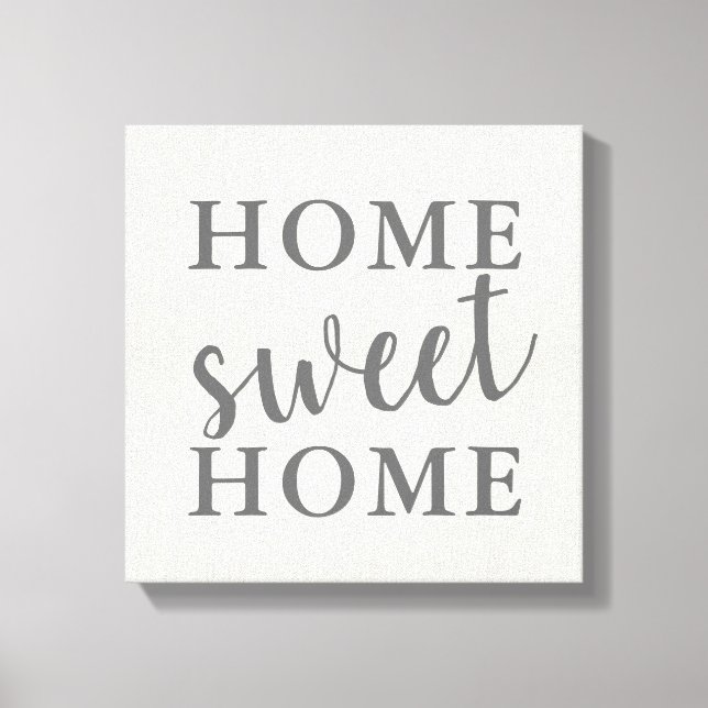 Home Sweet Home Canvas Print (Front)