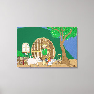 Home sweet home canvas print