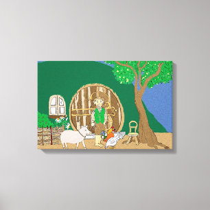 Home sweet home canvas print