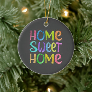 Home Sweet Home Ceramic Tree Decoration