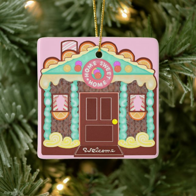 Home Sweet Home Christmas Ornament (Tree)