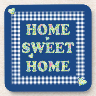 Home Sweet Home Coasters Blue Mix'n'Match Patterns